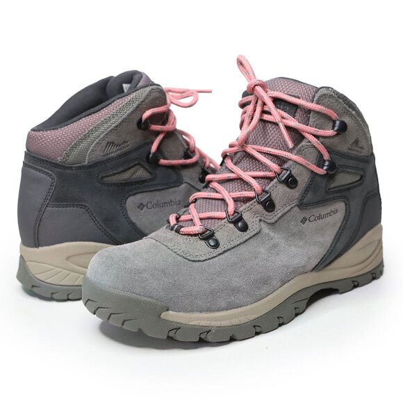 Columbia Newton Ridge™ Plus Waterproof Amped Hiking Boot Suede Gorpcore Grey - Picture 2 of 11